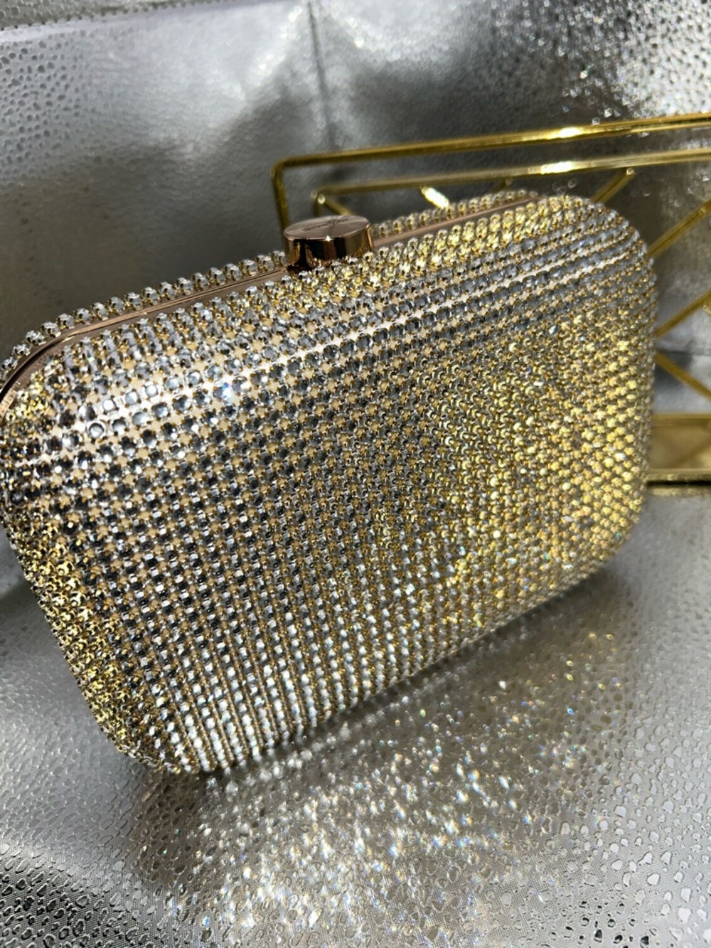 Olga Berg Rae Crystal Frame Clutch - Picture 7 of 9